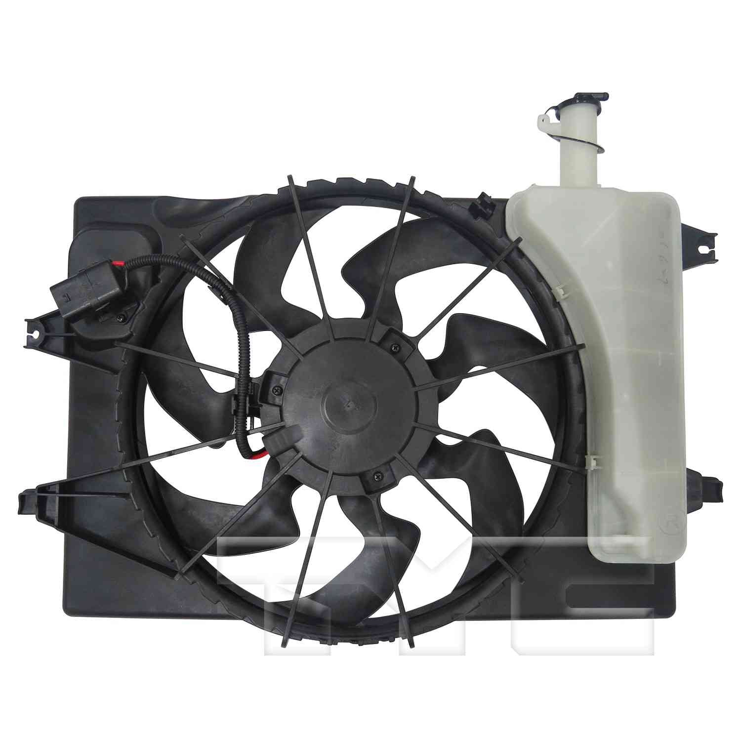 tyc dual radiator and condenser fan assembly  frsport 623820