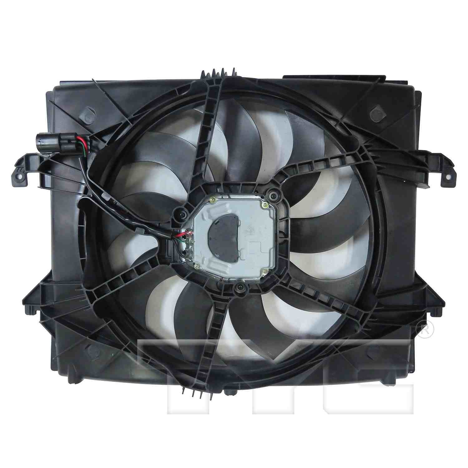 tyc dual radiator and condenser fan assembly  frsport 624040