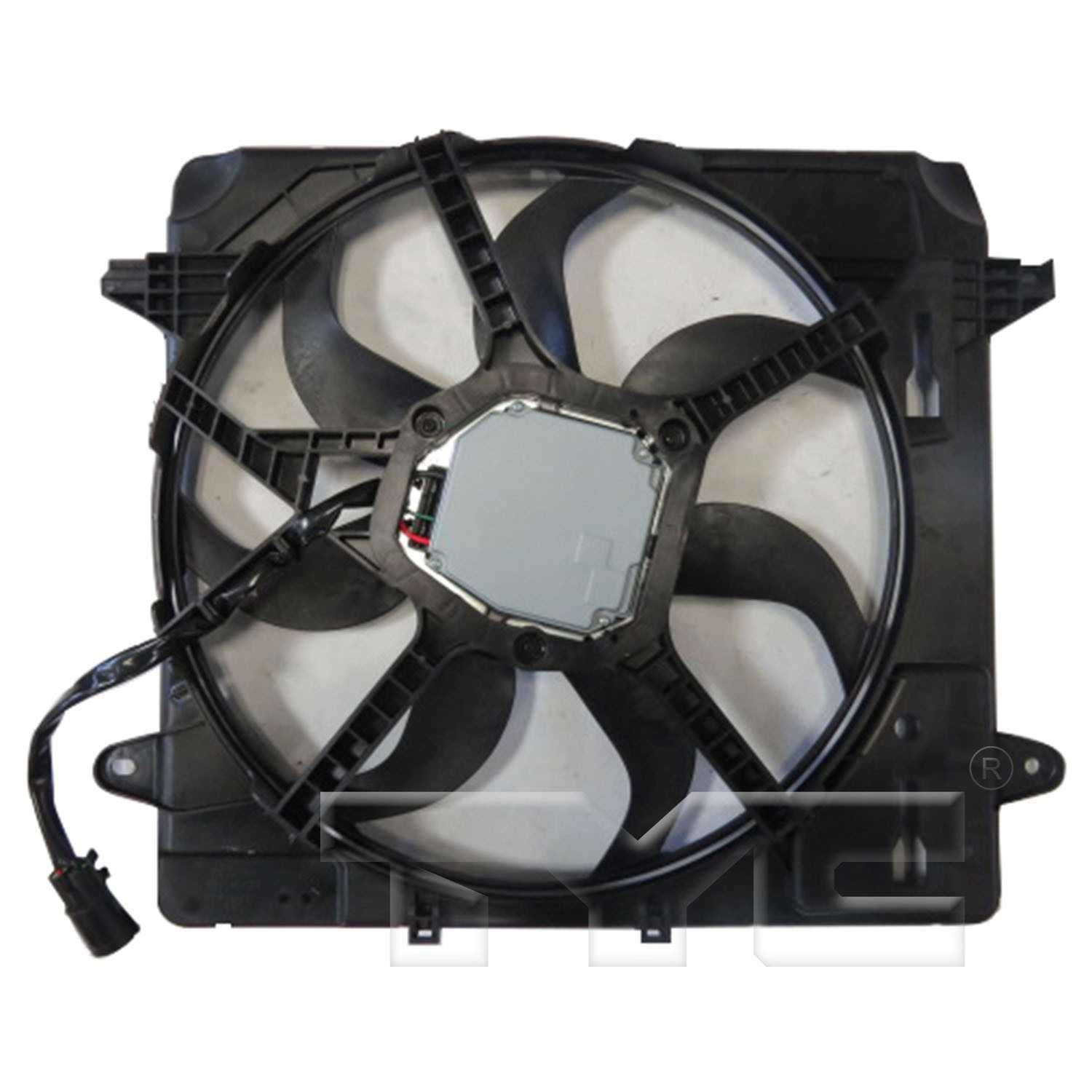 tyc dual radiator and condenser fan assembly  frsport 624080