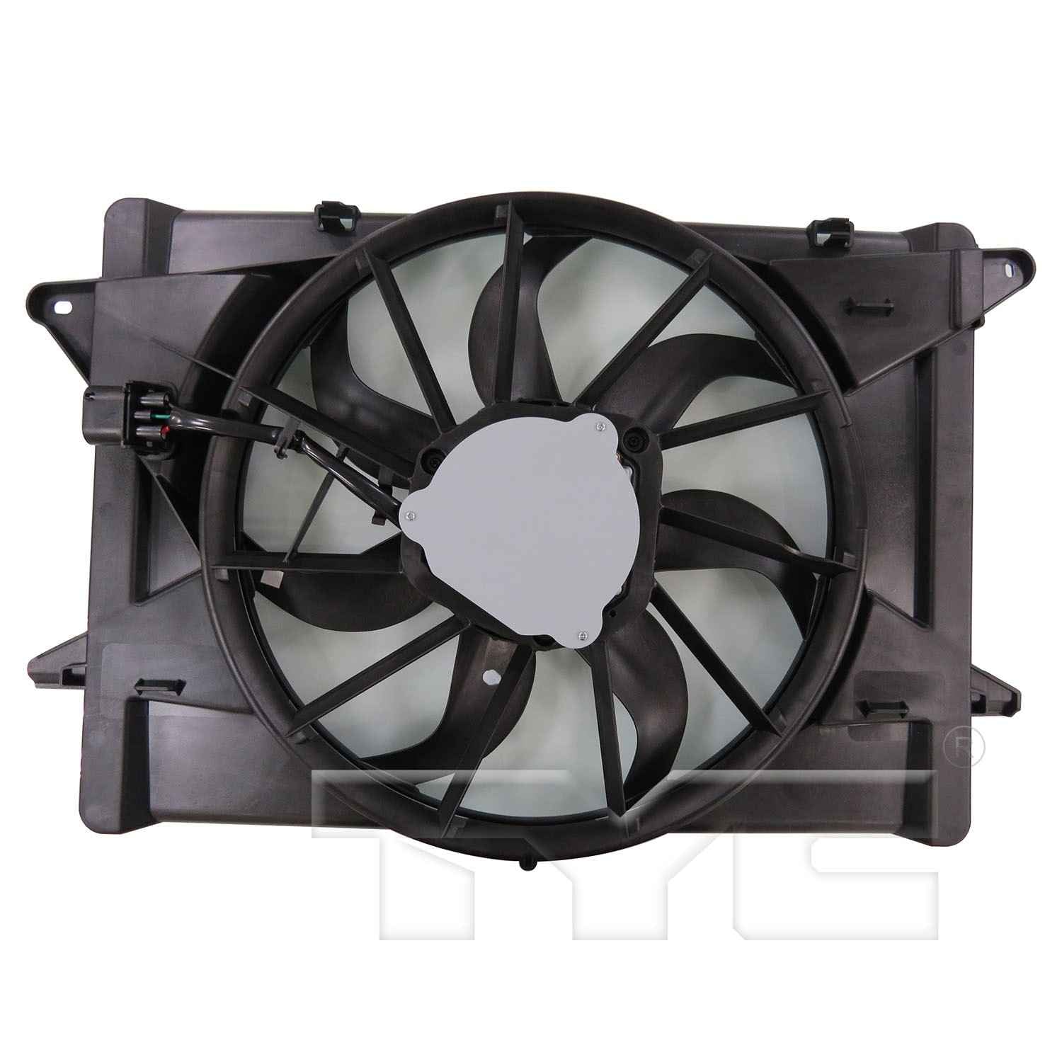 tyc dual radiator and condenser fan assembly  frsport 624120