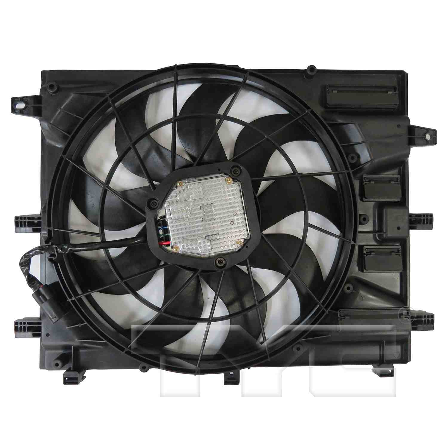 tyc dual radiator and condenser fan assembly  frsport 624430