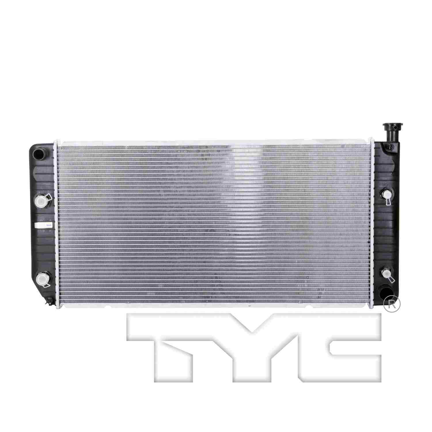 TYC TYC Radiator  top view frsport 624