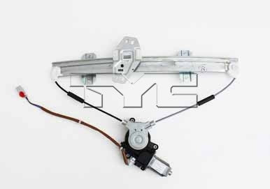 TYC Power Window Motor and Regulator Assembly  top view frsport 660057