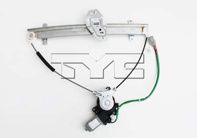 TYC Power Window Motor and Regulator Assembly  top view frsport 660108