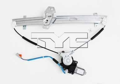 TYC Power Window Motor and Regulator Assembly  top view frsport 660119