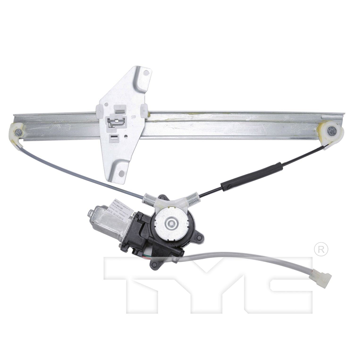 tyc power window motor and regulator assembly  frsport 660189