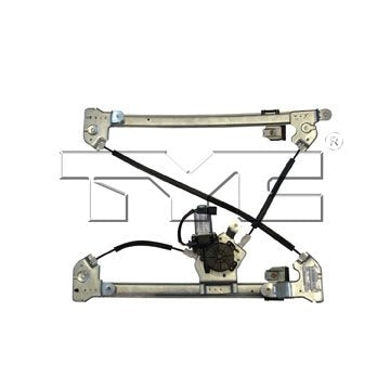 TYC Power Window Motor and Regulator Assembly  top view frsport 660270