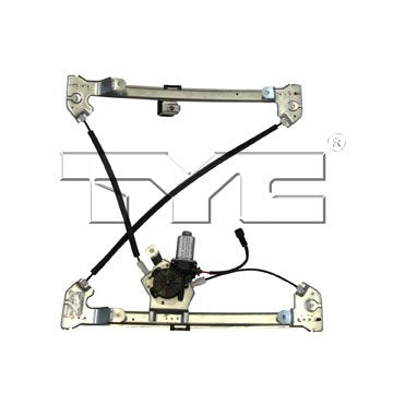 TYC Power Window Motor and Regulator Assembly  top view frsport 660271