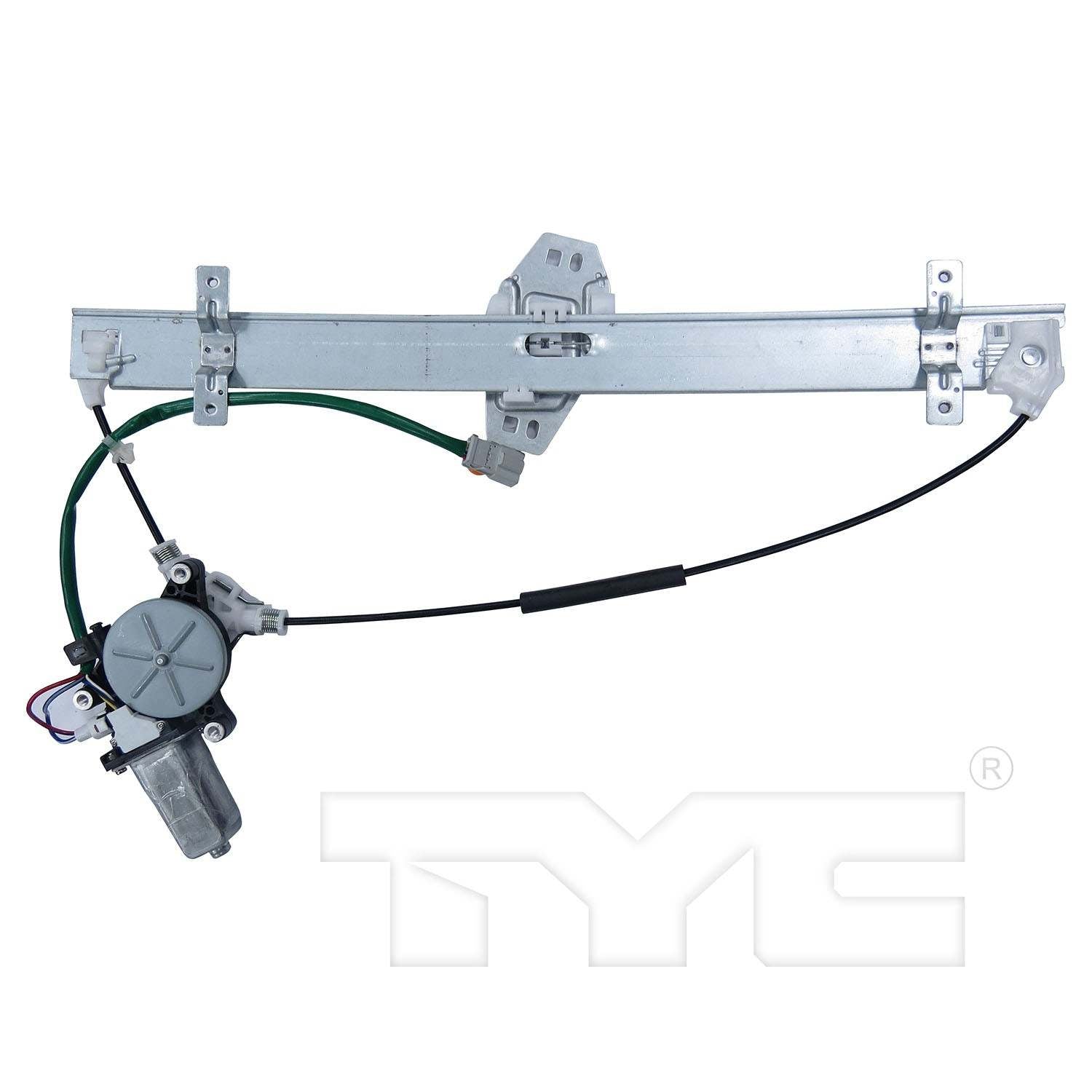 TYC Power Window Motor and Regulator Assembly  top view frsport 660566