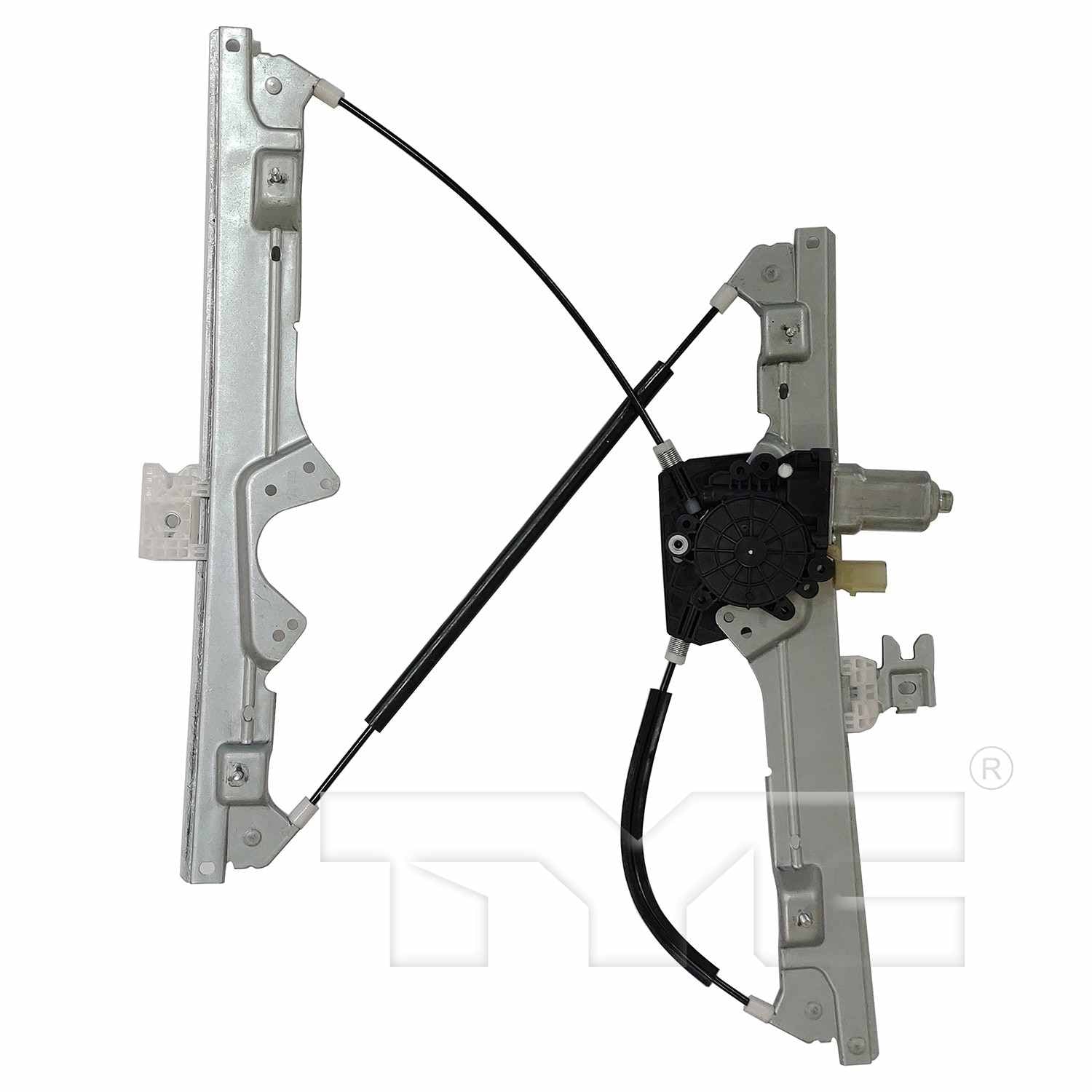 TYC Power Window Motor and Regulator Assembly  top view frsport 660628