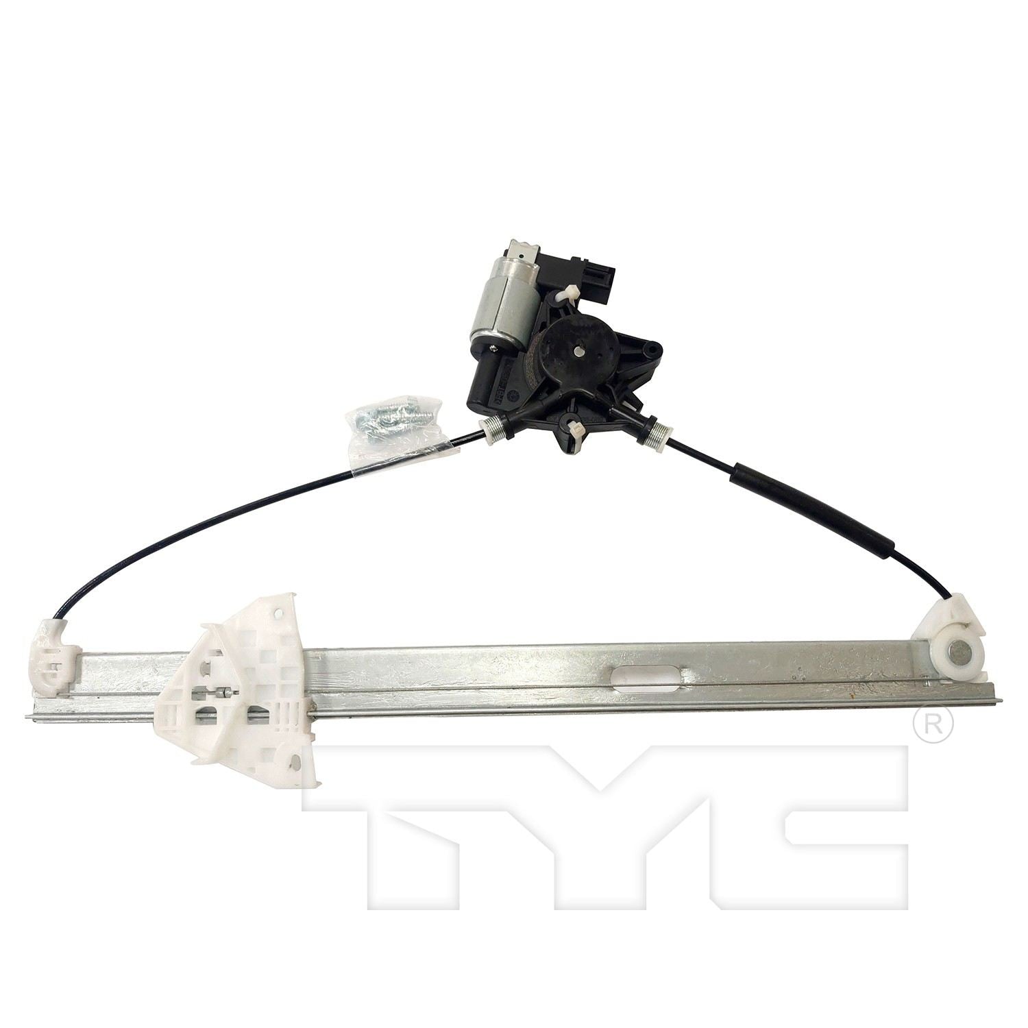 TYC Power Window Motor and Regulator Assembly  top view frsport 660652