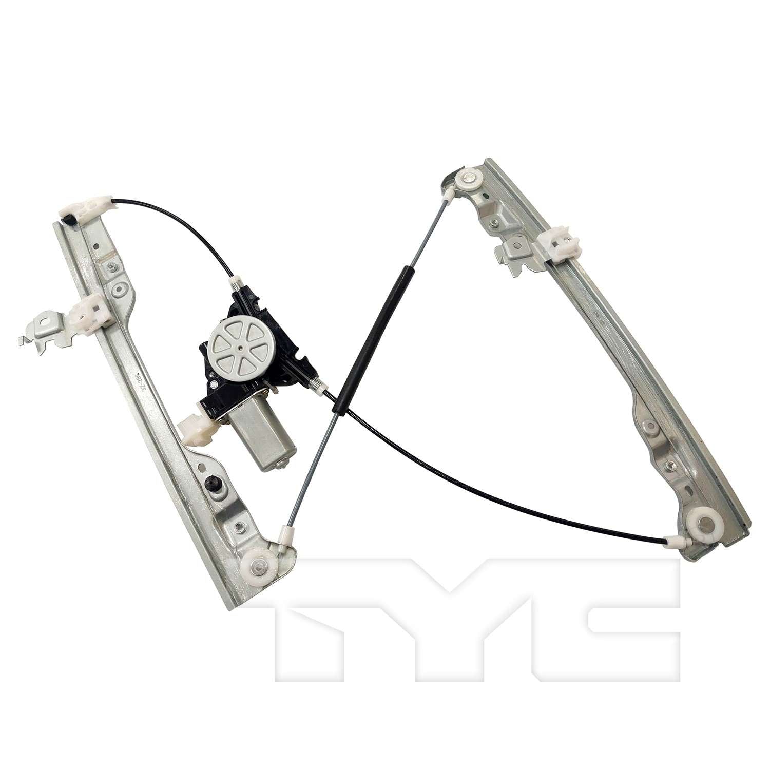 TYC Power Window Motor and Regulator Assembly  top view frsport 660655