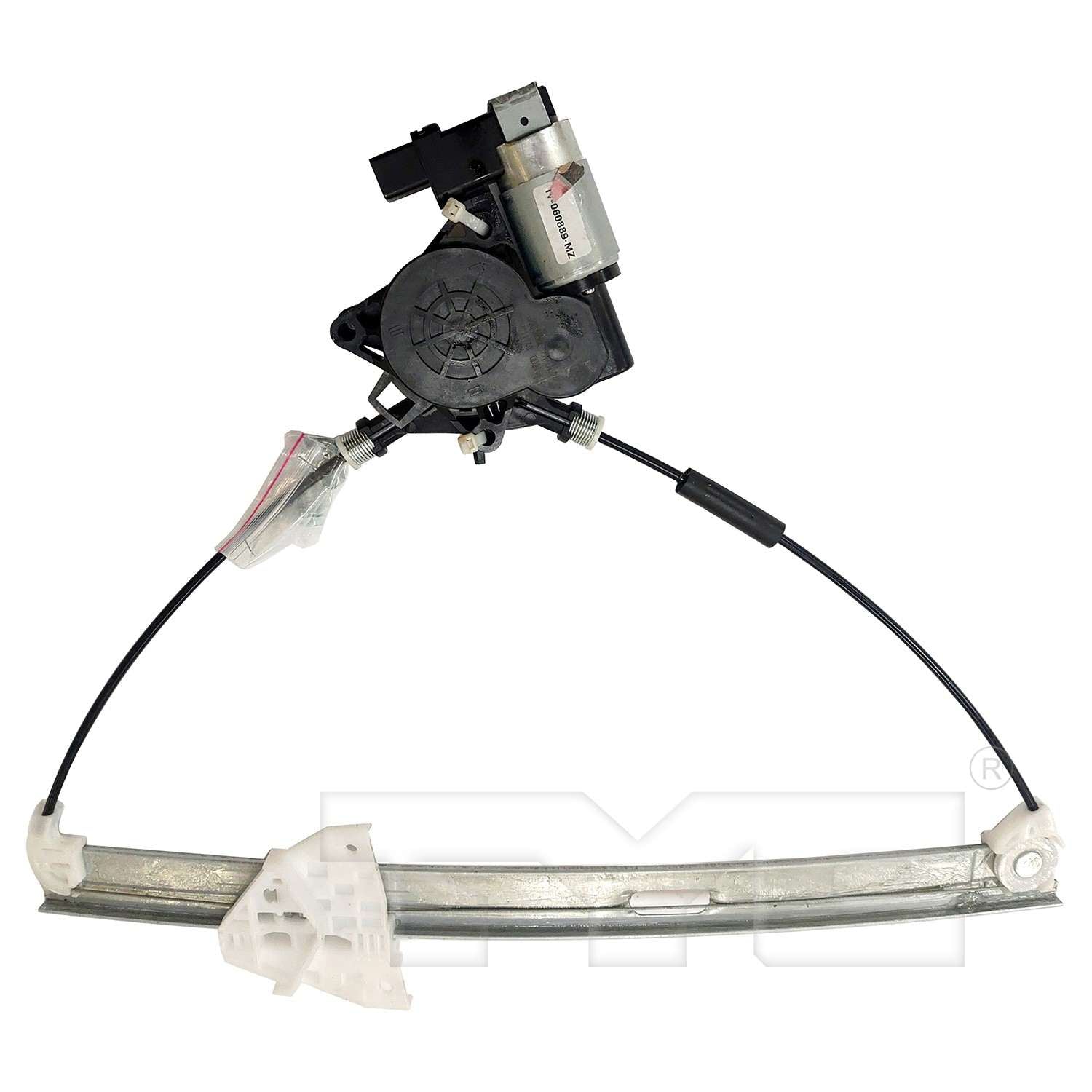 TYC Power Window Motor and Regulator Assembly  top view frsport 660658