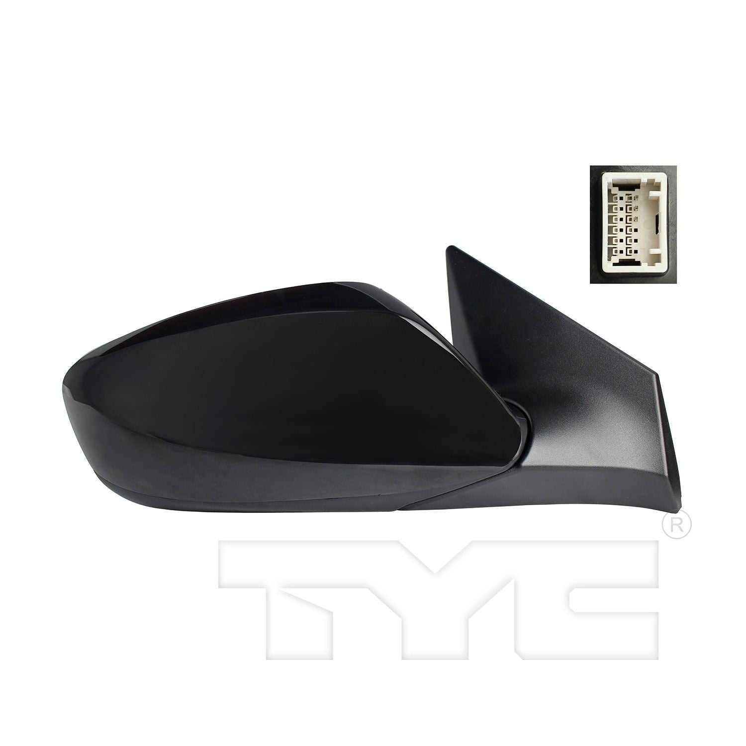 TYC Door Mirror  top view frsport 7710631