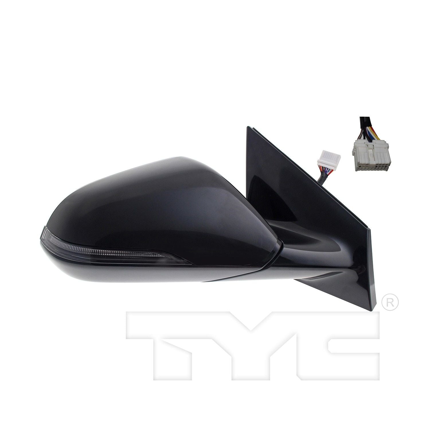 TYC Door Mirror  top view frsport 7721071