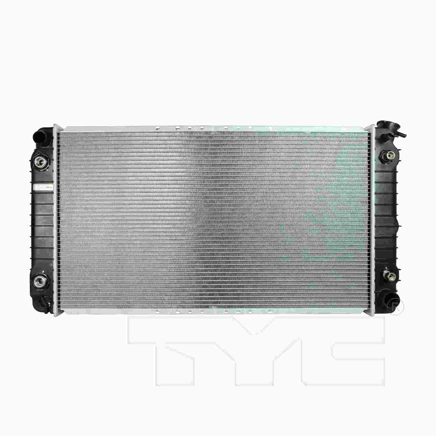 TYC TYC Radiator  top view frsport 856