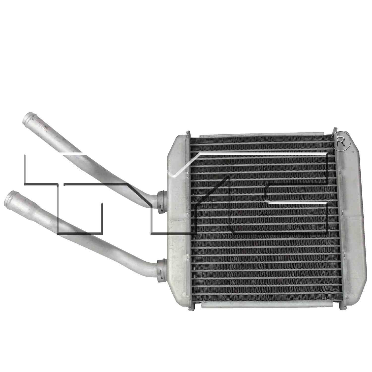 TYC HVAC Heater Core  top view frsport 96012