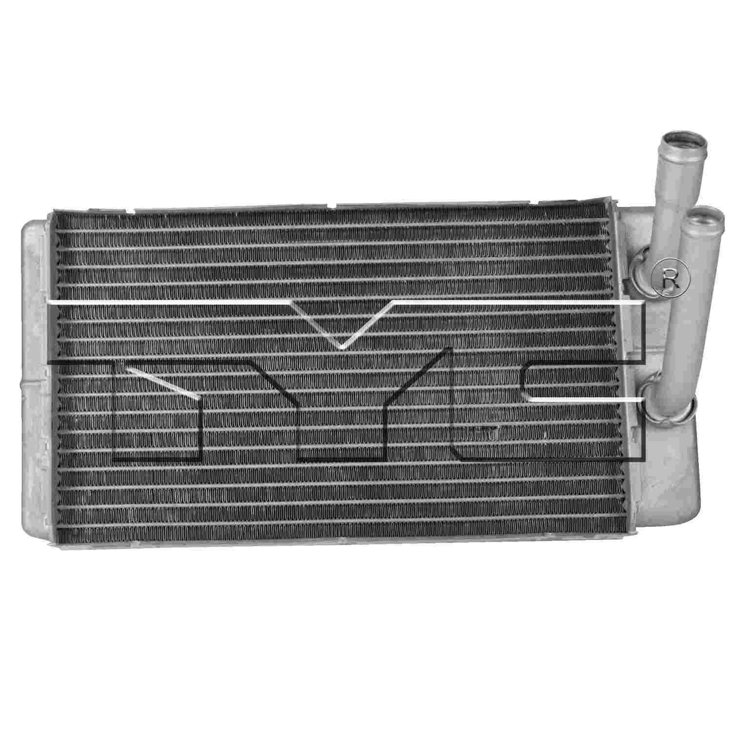 TYC HVAC Heater Core  top view frsport 96024