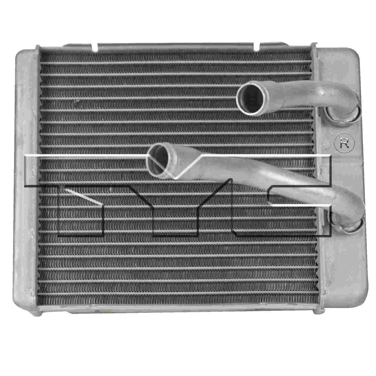 TYC HVAC Heater Core  top view frsport 96040