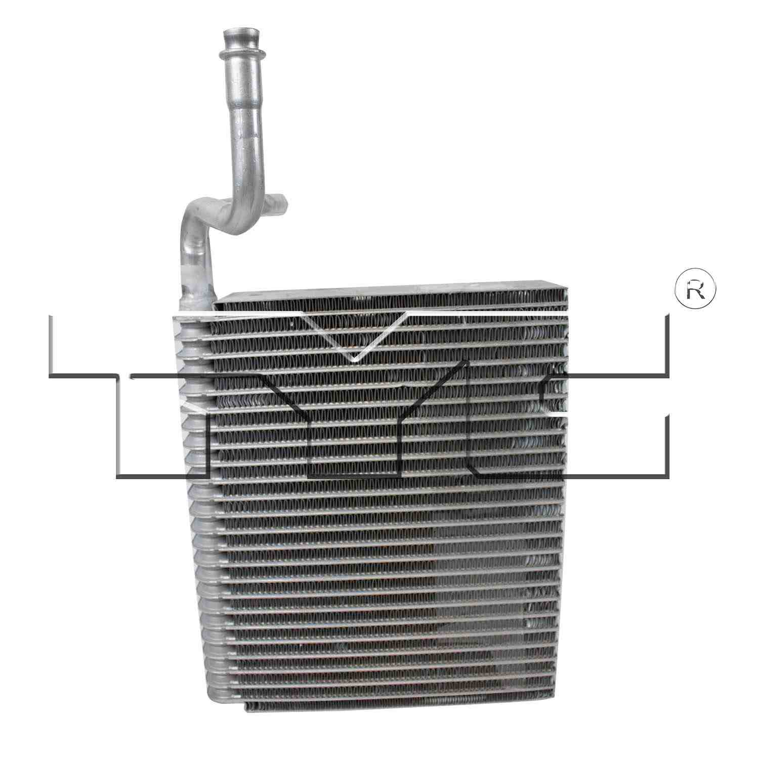 TYC A/C Evaporator Core  top view frsport 97158