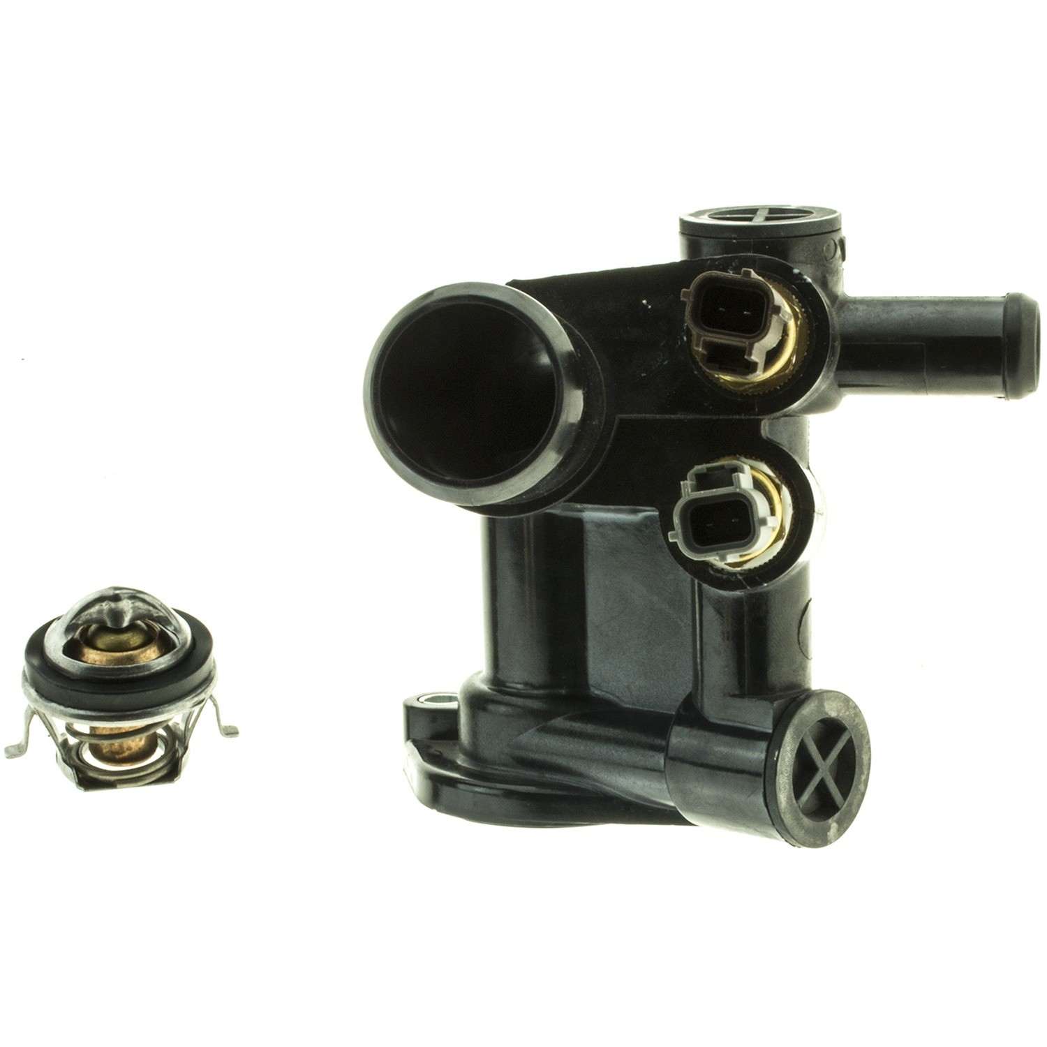 Motorad Engine Coolant Thermostat Housing Assembly  top view frsport 7111KT