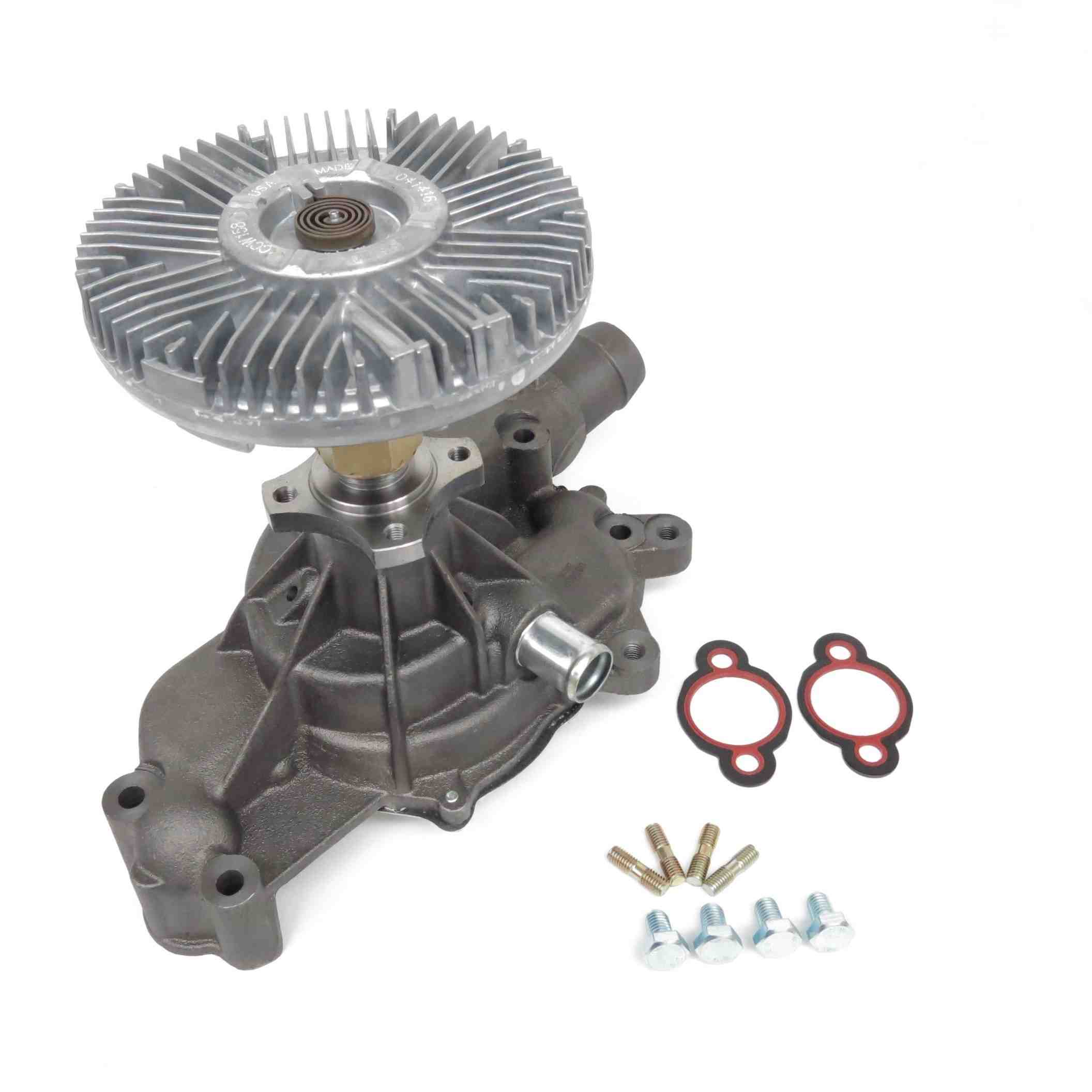 us motor works engine water pump with fan clutch  frsport mck1045