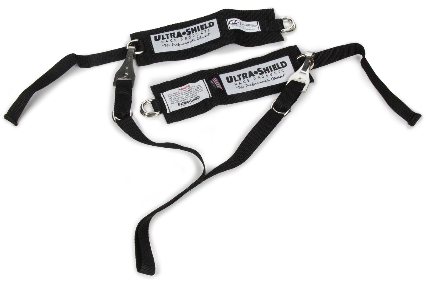Ultra Shield Arm Restraint Black SFI 3.3 Y-Type ULT38511