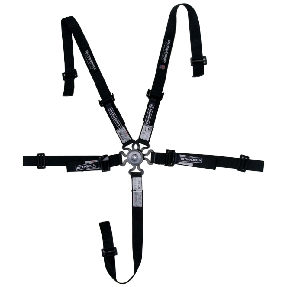 Ultra Shield Harness Junior C/L 5pt Blk Indiv Shlder 3in P/D ULTHB46201