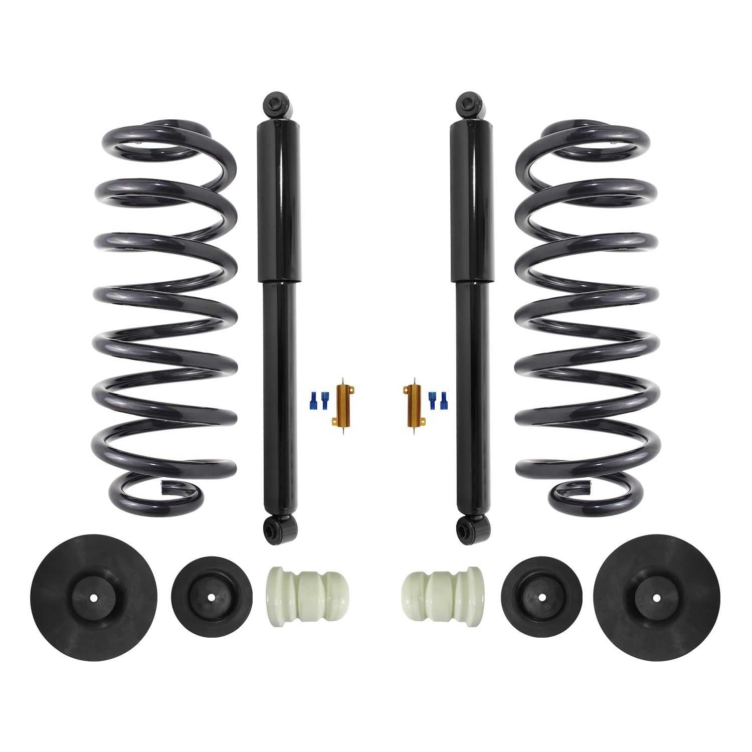 Unity Automotive Air Spring to Coil Spring Conversion Kit  top view frsport 30-515000-ESV-KIT