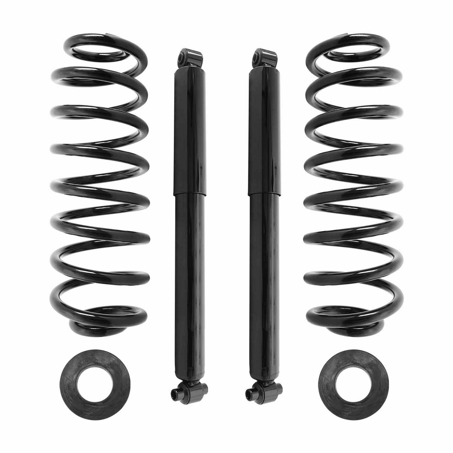 Unity Automotive Air Spring to Coil Spring Conversion Kit  top view frsport 65240c