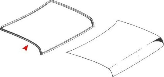 uro trunk lid seal  frsport 1087500077