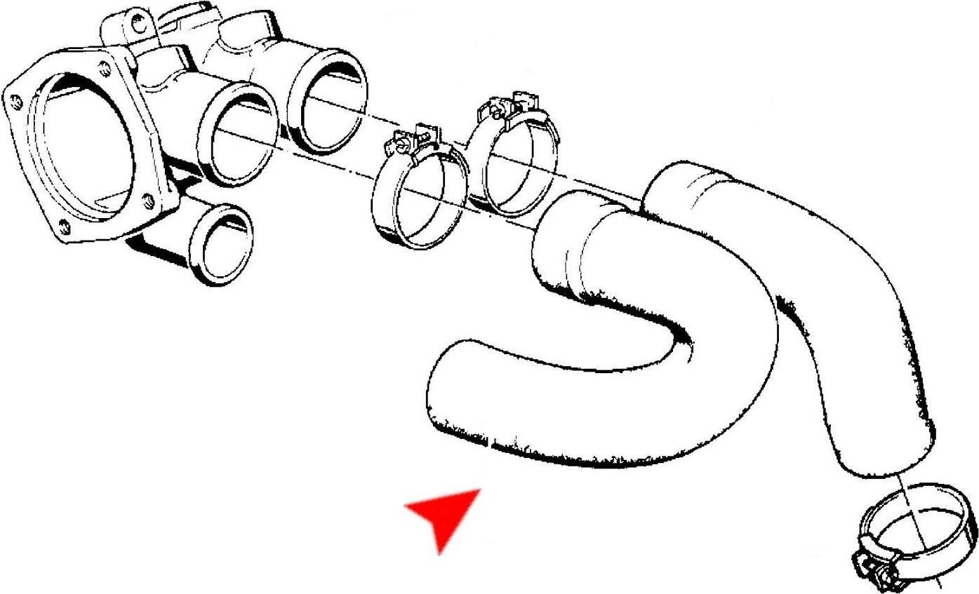 uro engine coolant hose  frsport 11531266459