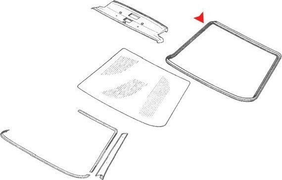 uro windshield seal  frsport 1166710120