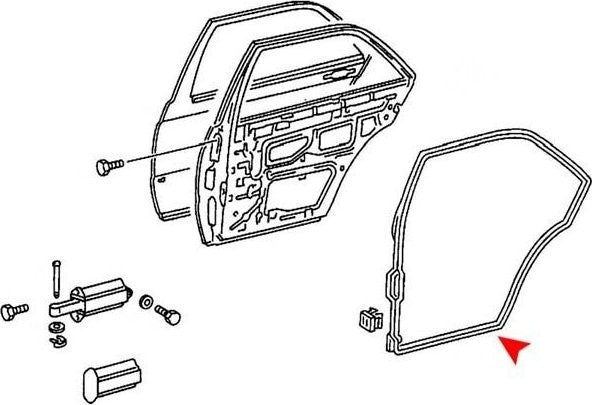 uro door seal  frsport 2017300778