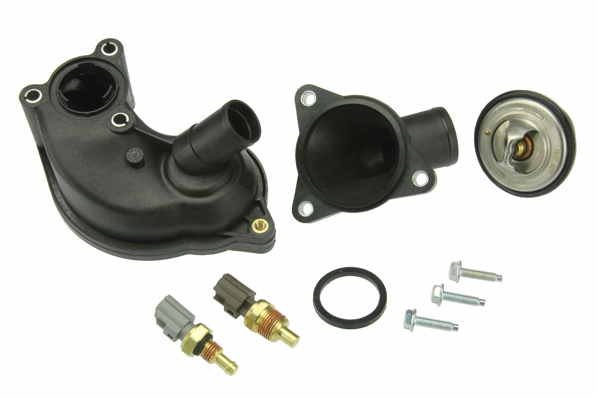 Autotecnica Engine Coolant Thermostat / Water Inlet Assembly  top view frsport FD0712940