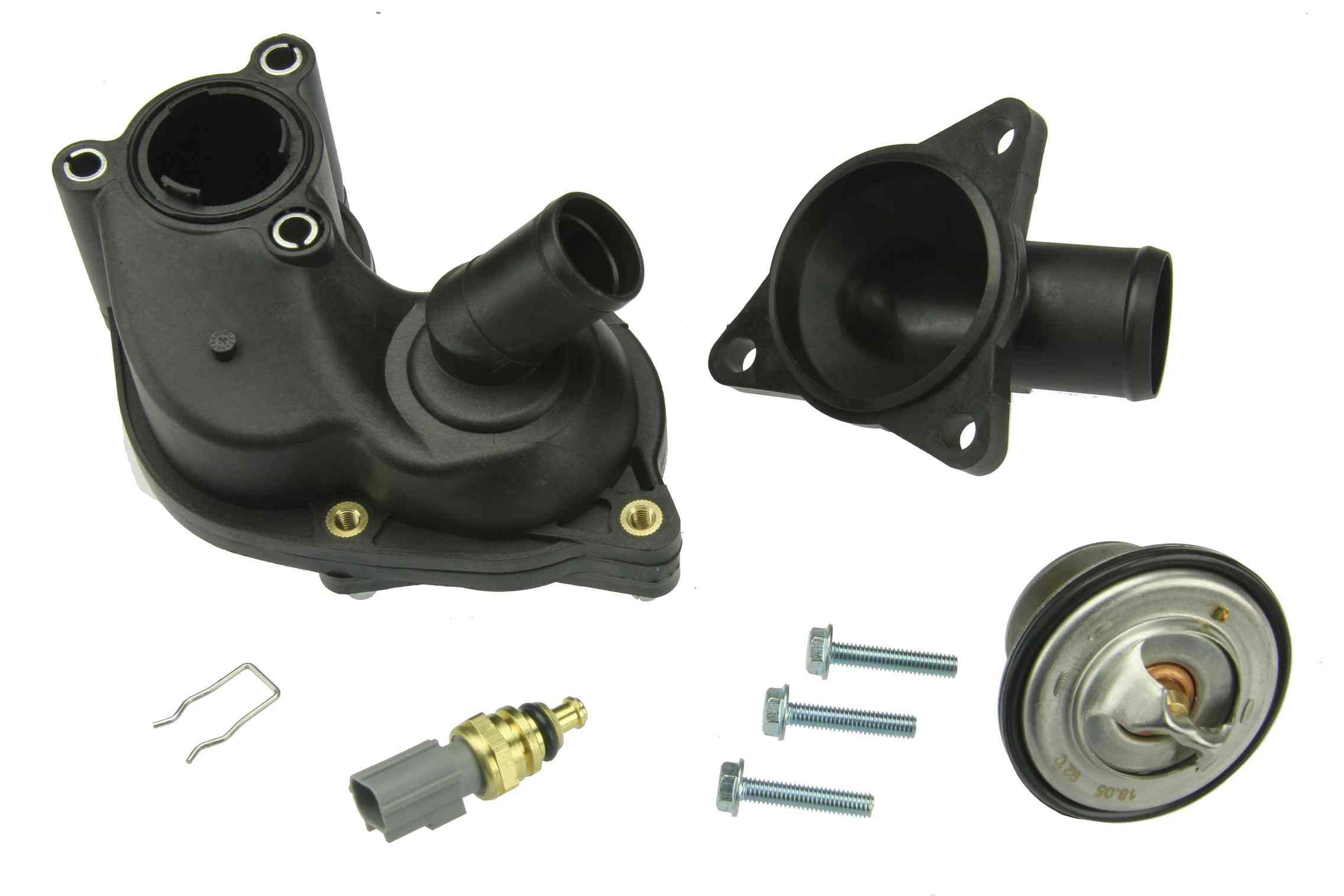 Autotecnica Engine Coolant Thermostat / Water Inlet Assembly  top view frsport FD0714524