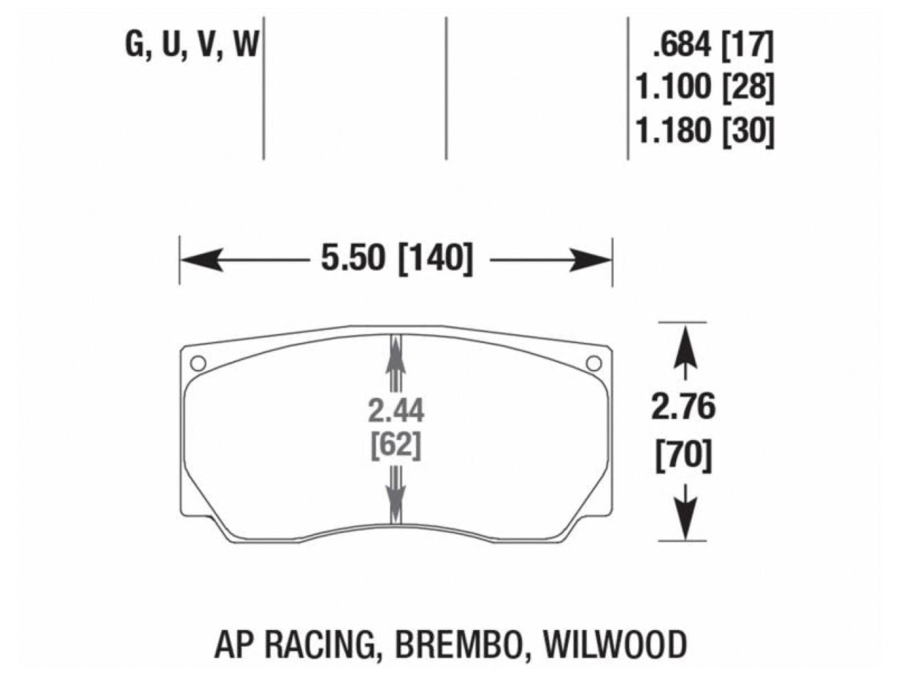 Hawk Brake Pads HB221Q1.10 Item Image