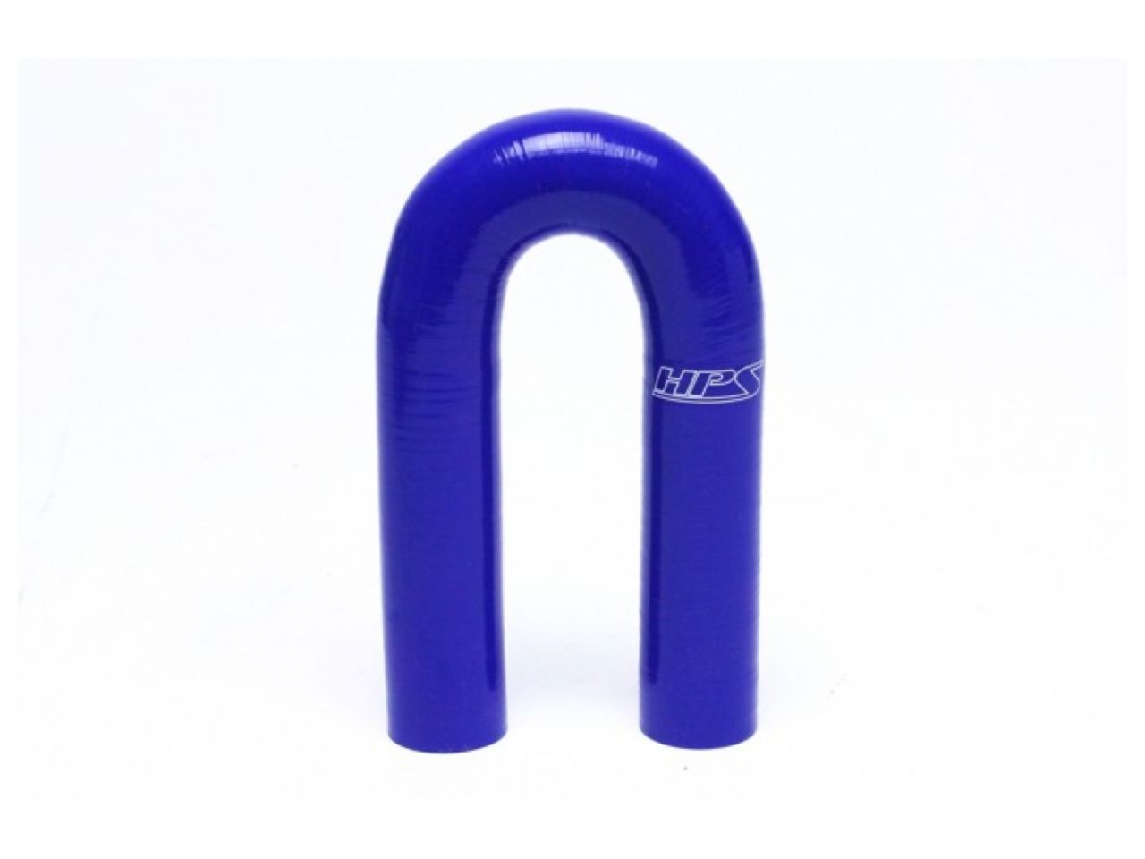 HPS 1-3/8" ID, Silicone 180 Degree U Bend Elbow Coupler Hose, High Temp 4-ply Reinforced, Blue, 35mm ID