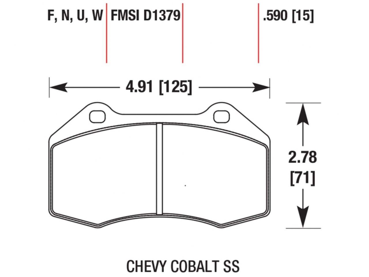 Hawk DTC-80 16+ Mazda Miata MX-5 Front Race Brake Pads