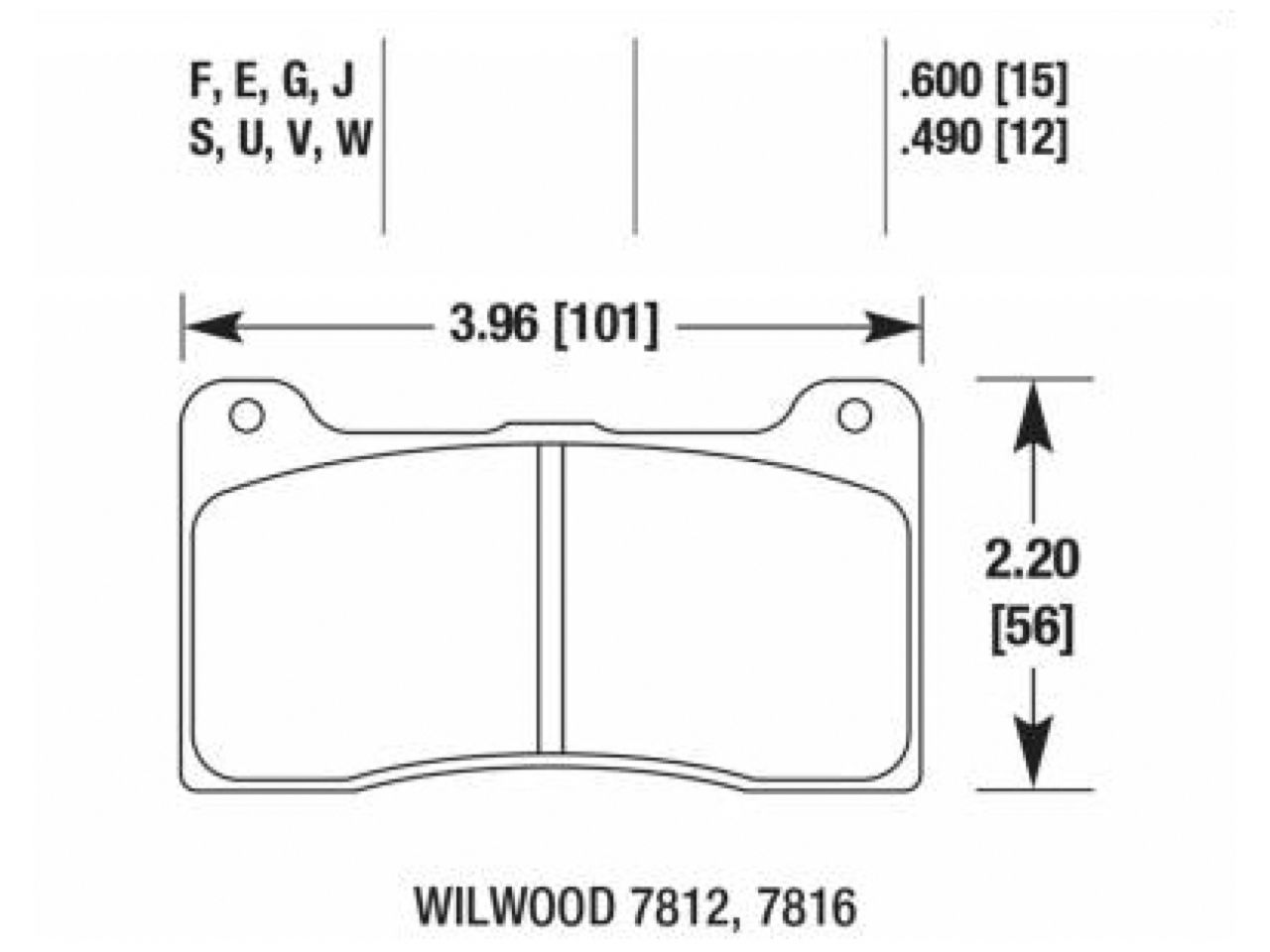 Hawk HT-10 Wilwood 7816 Motorsports Brake Pad