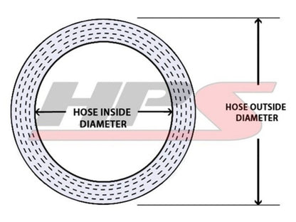 HPS High Temp 5/8"ID(16mm) Reinforced Silicone Heater Hose Black 25Ft Roll
