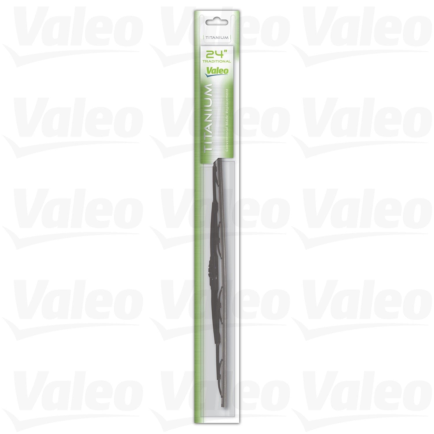 Valeo Traditional Titanium Wiper Blade  top view frsport 604474