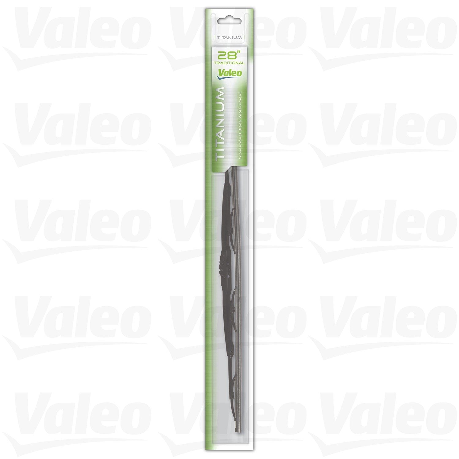 Valeo Traditional Titanium Wiper Blade  top view frsport 604476