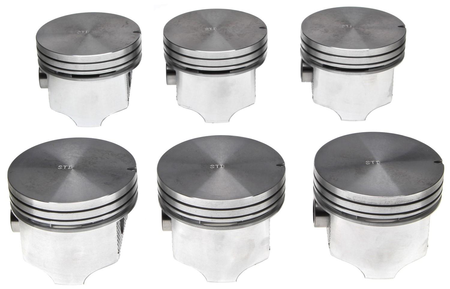 Mahle OE Ford Pass & Trk 183 3.0L Eng 1986-95 Piston Set (Set of 6) 2242353