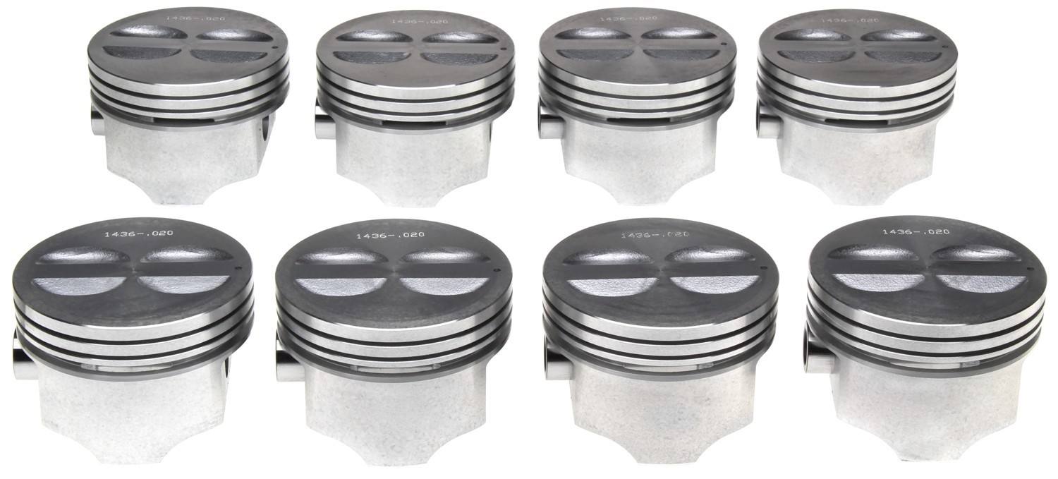 Mahle OE GMC Pass & Trk 350 5.7L Eng 1967-85 .020 Piston Set (Set of 8) 2242770020