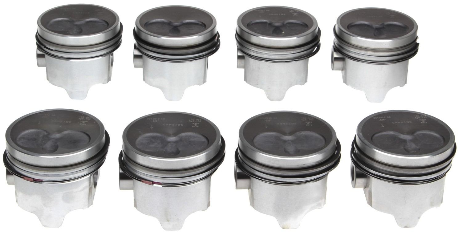 Mahle OE NAVI 7.3L IDI Turbo DSL V8 T .030 w/ PC Piston With Rings Set (Set of 8) 2243512HAWR030