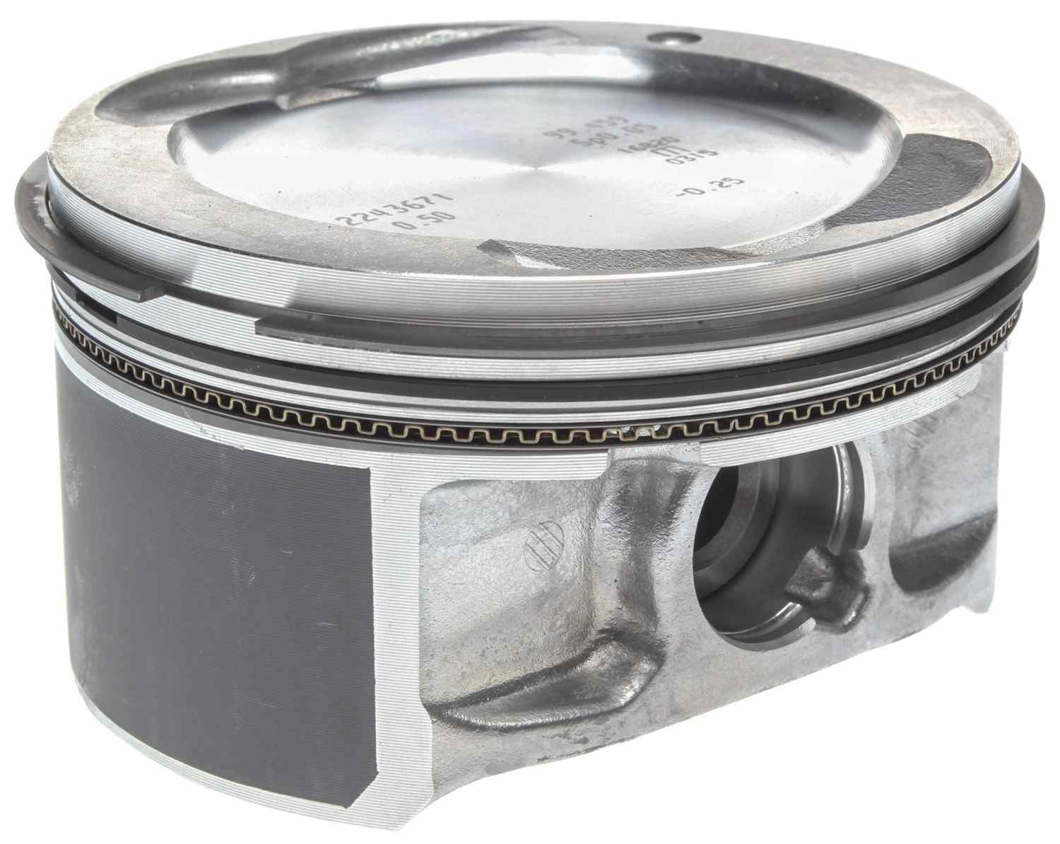 Mahle OE GM 3.5L / 3.9L 06-11 0.50MM Piston With Rings Set (Set of 6) 2243671WR050MM