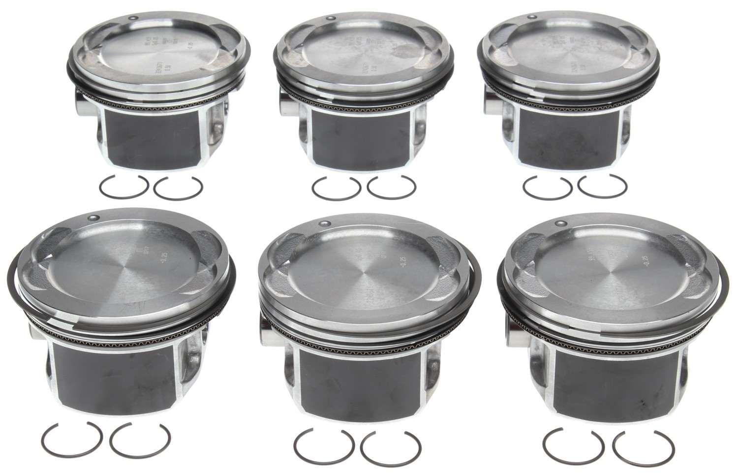 Mahle OE GM 3.5L / 3.9L 06-11 0.50MM Piston With Rings Set (Set of 6) 2243671WR050MM