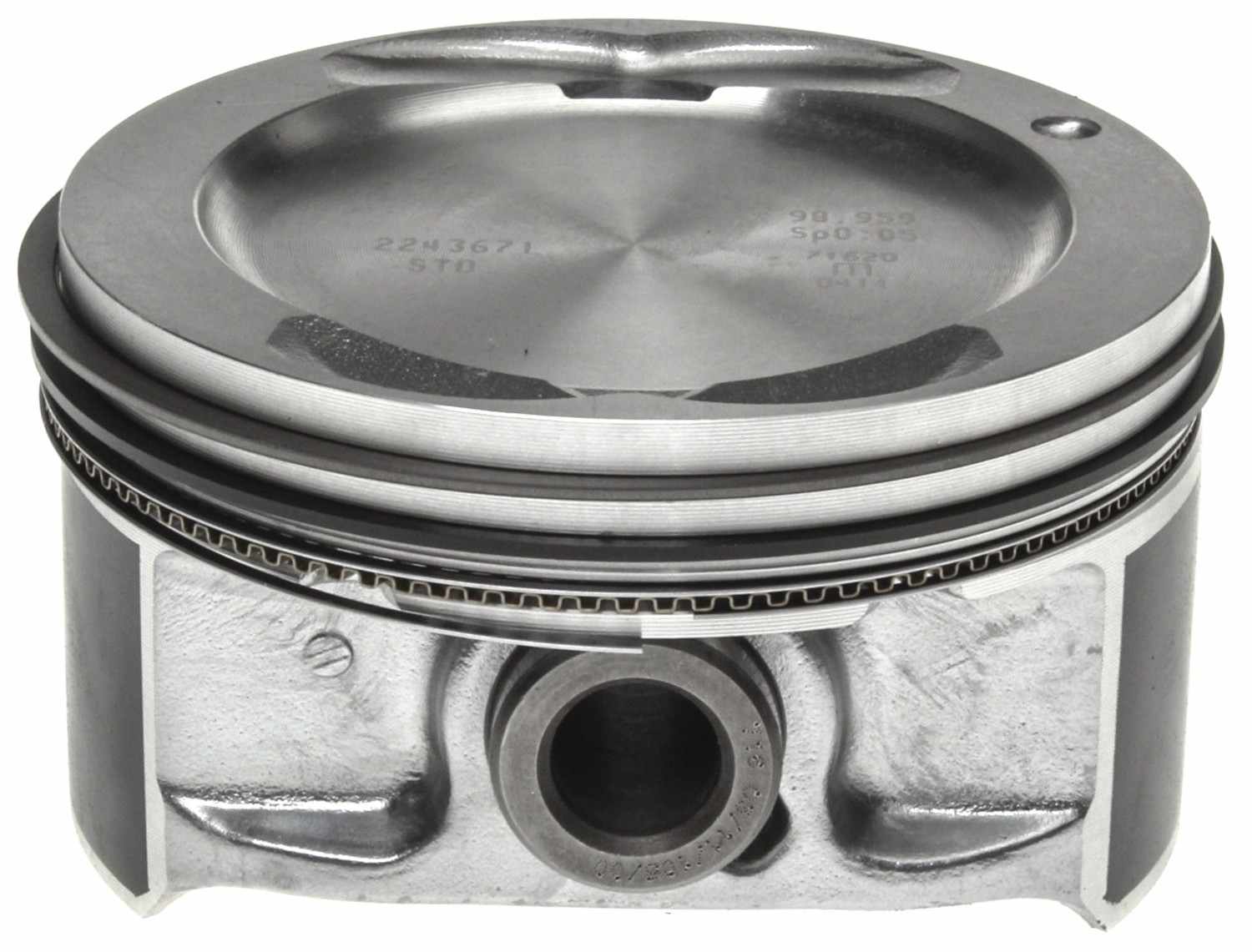 Mahle OE GM 3.5L / 3.9L 06-11 Piston With Rings Set (Set of 6) 2243671WR