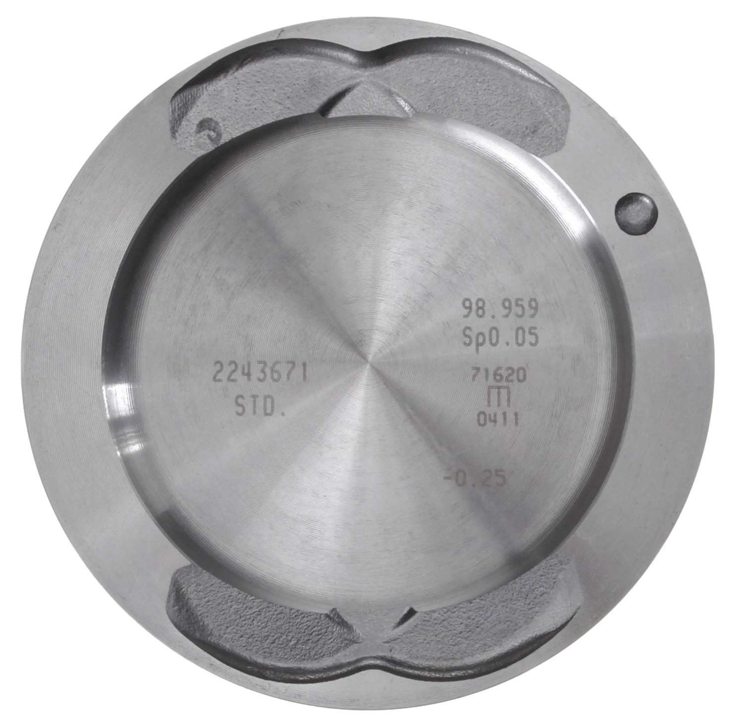 Mahle OE GM 3.5L / 3.9L 06-11 Piston Set (Set of 6) 2243671